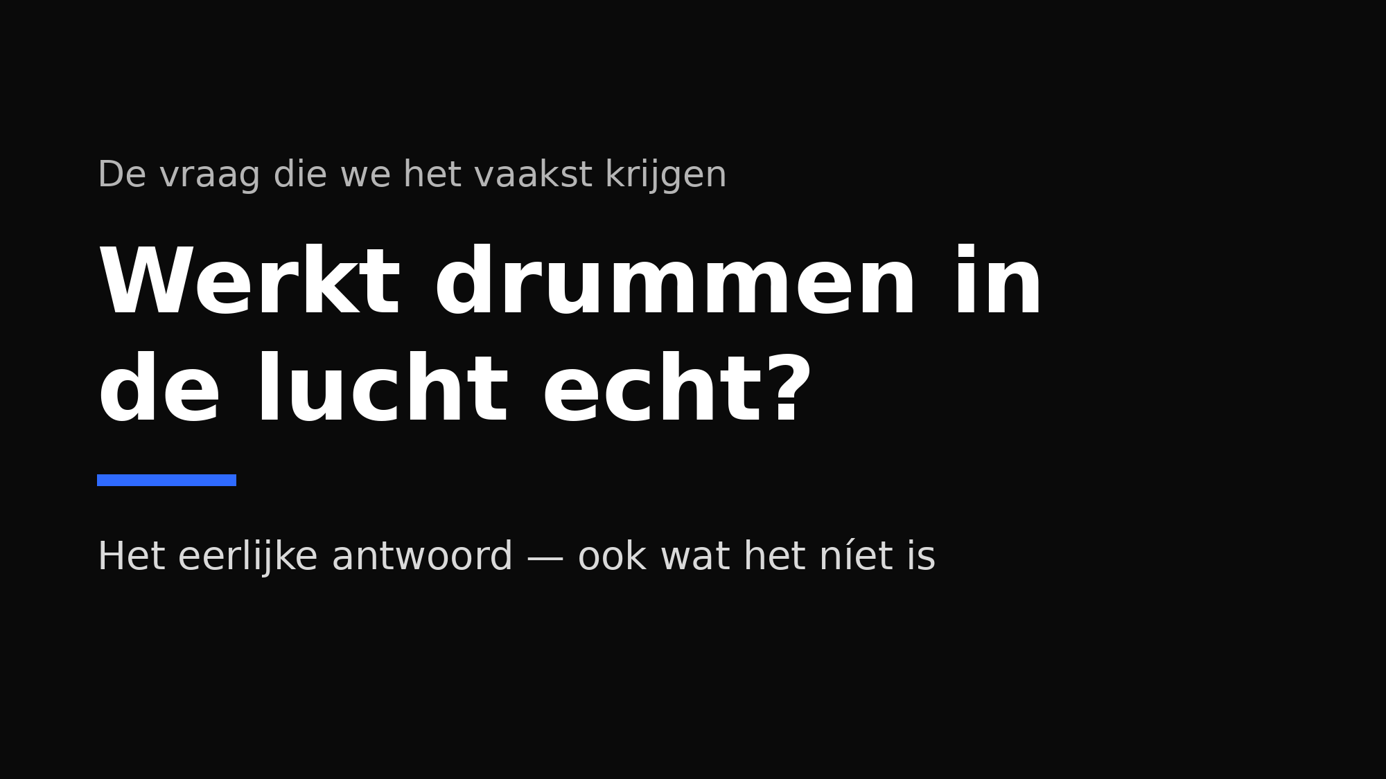 Werkt de PocketDrum 2 Max echt? Eerlijk antwoord | AeroBand