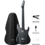 Portable AeroBand Guitar - Compact Travel-Friendly Digital Guitar with Case