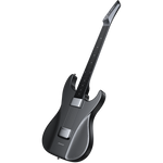 AeroBand Guitar black with Detachable Neck - Portable Smart Guitar for Travel