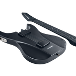Black electric guitar aeroband