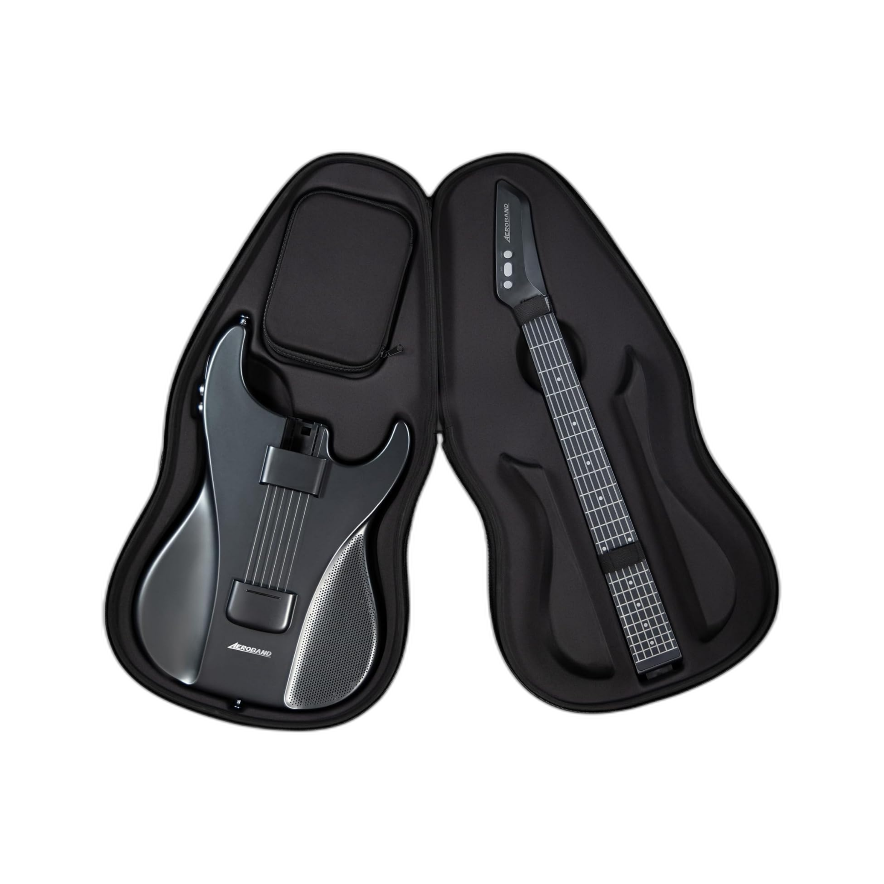 AeroBand Digital Guitar - Black Finish with LED Learning Indicators